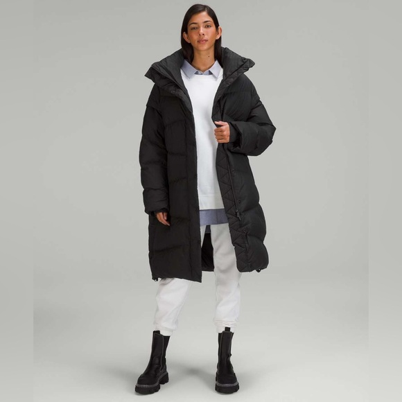 lululemon athletica Jackets & Blazers - Lululemon Long Oversized Down Jacket / Vest Convertible M/L